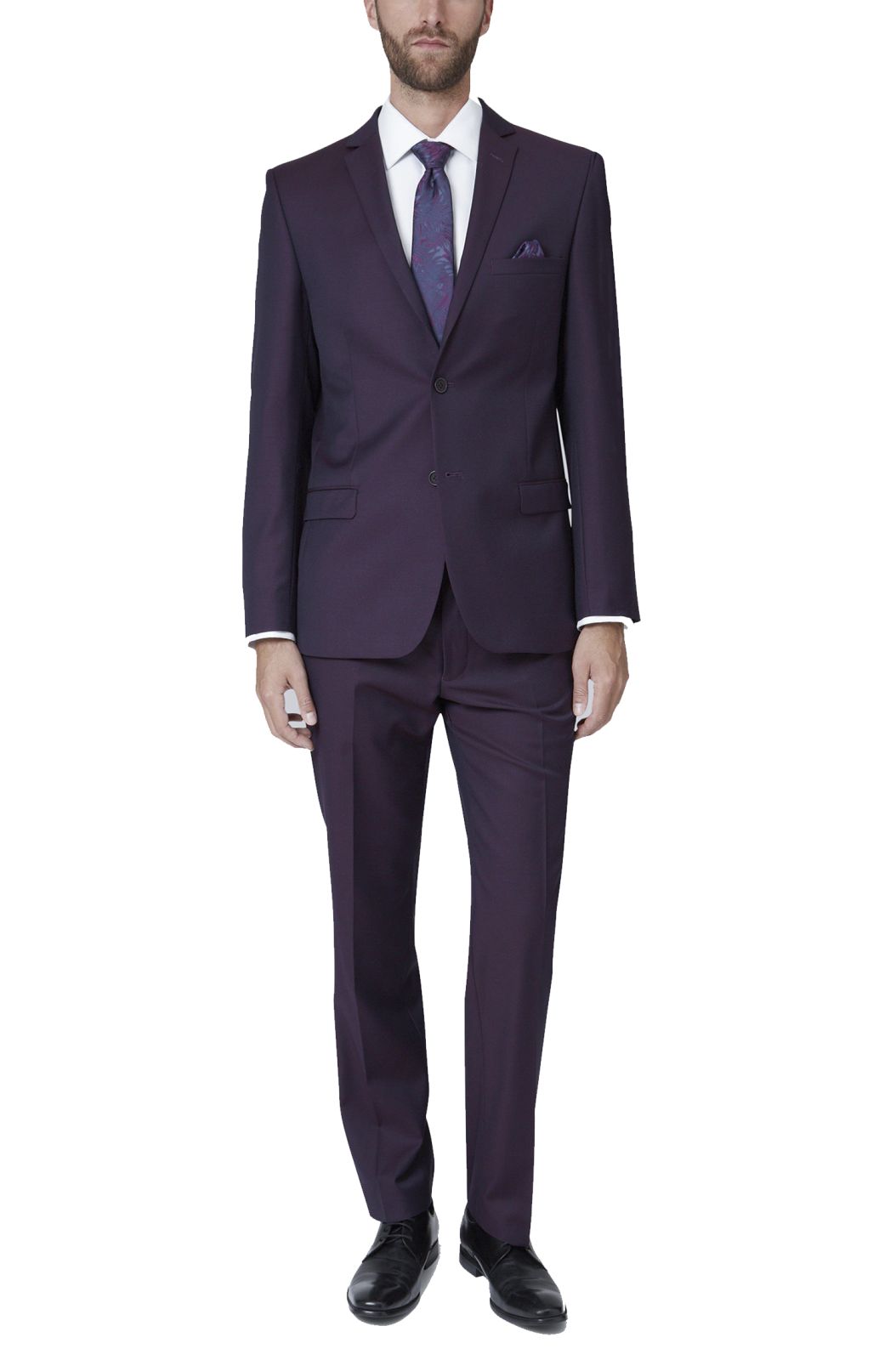 Classic Dark Purple Suit